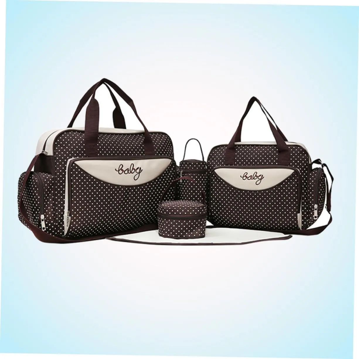 1 Set 5pcs Womens Tote Bag Tote Purse for Women Travel Diaper Bag Backpack Tote Bags for Women Backpack