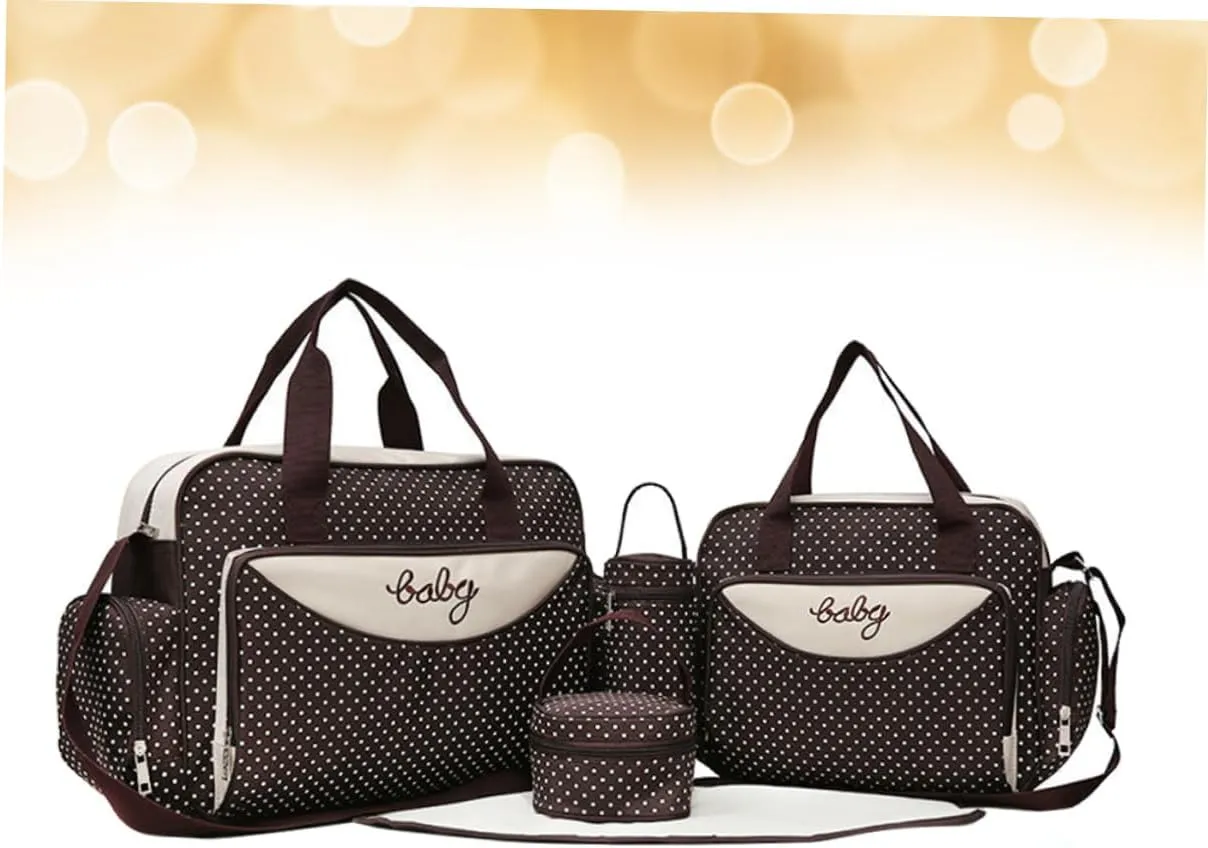 1 Set 5pcs Womens Tote Bag Tote Purse for Women Travel Diaper Bag Backpack Tote Bags for Women Backpack