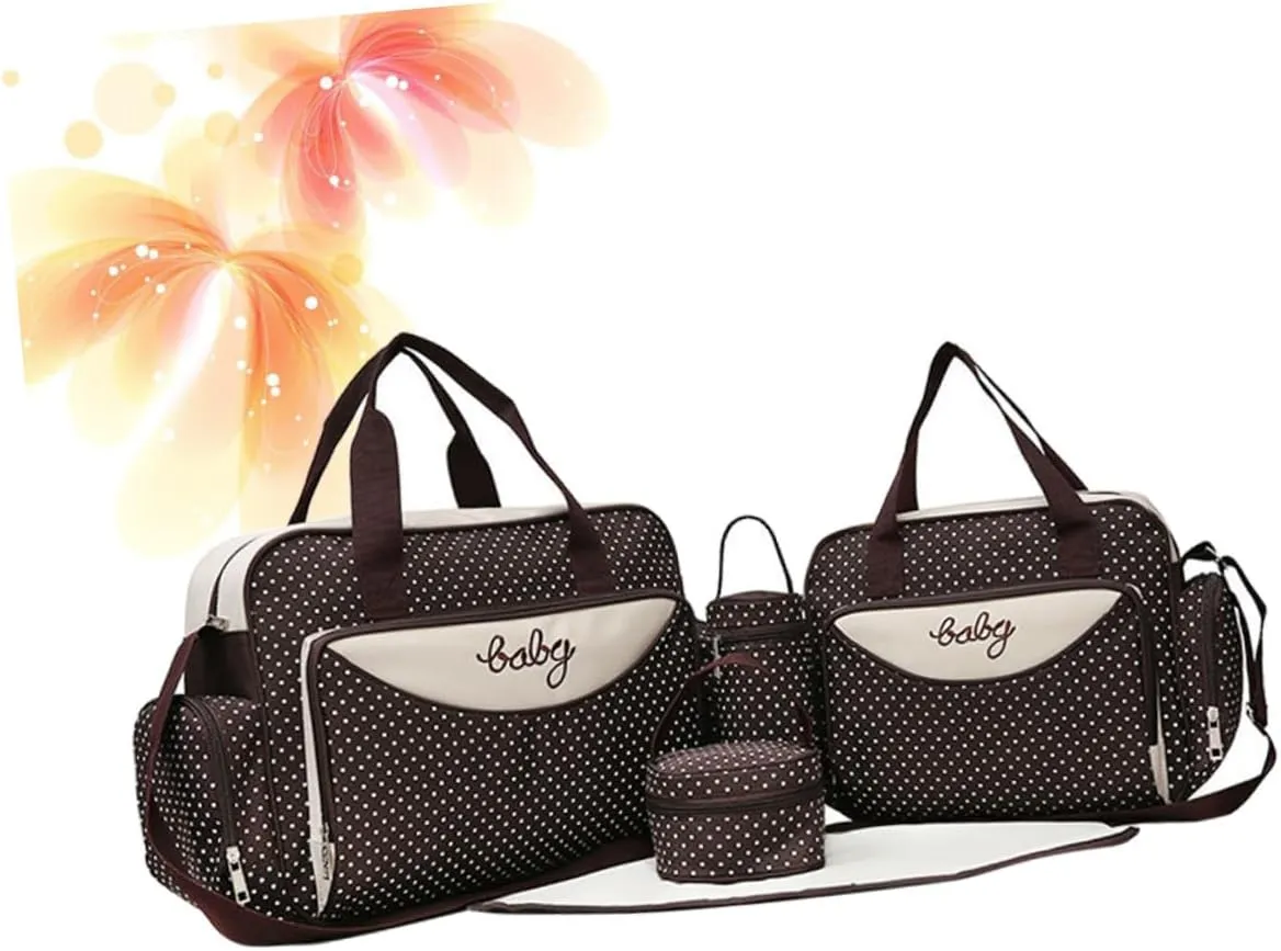 1 Set 5pcs Womens Tote Bag Tote Purse for Women Travel Diaper Bag Backpack Tote Bags for Women Backpack