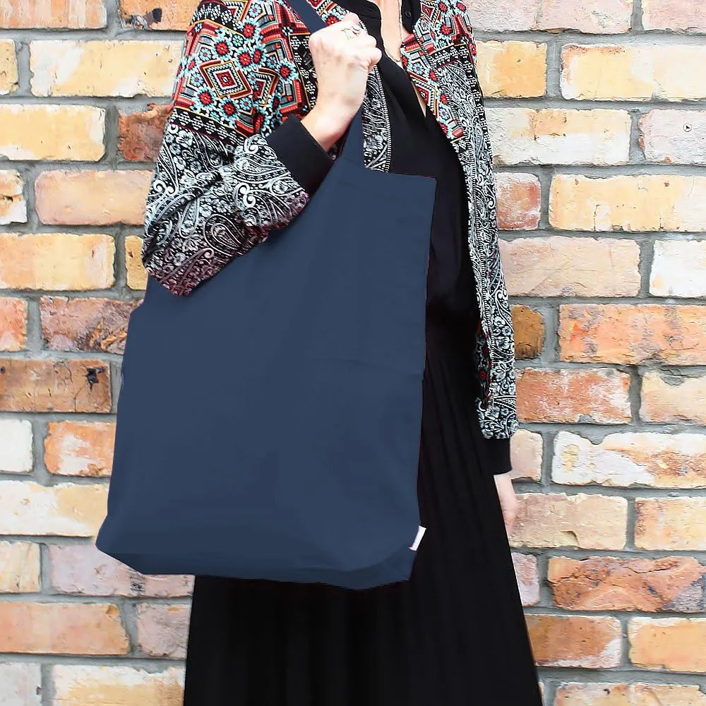100% Cotton Canvas Shopping Tote Bag Grocery Bag 4-pack
