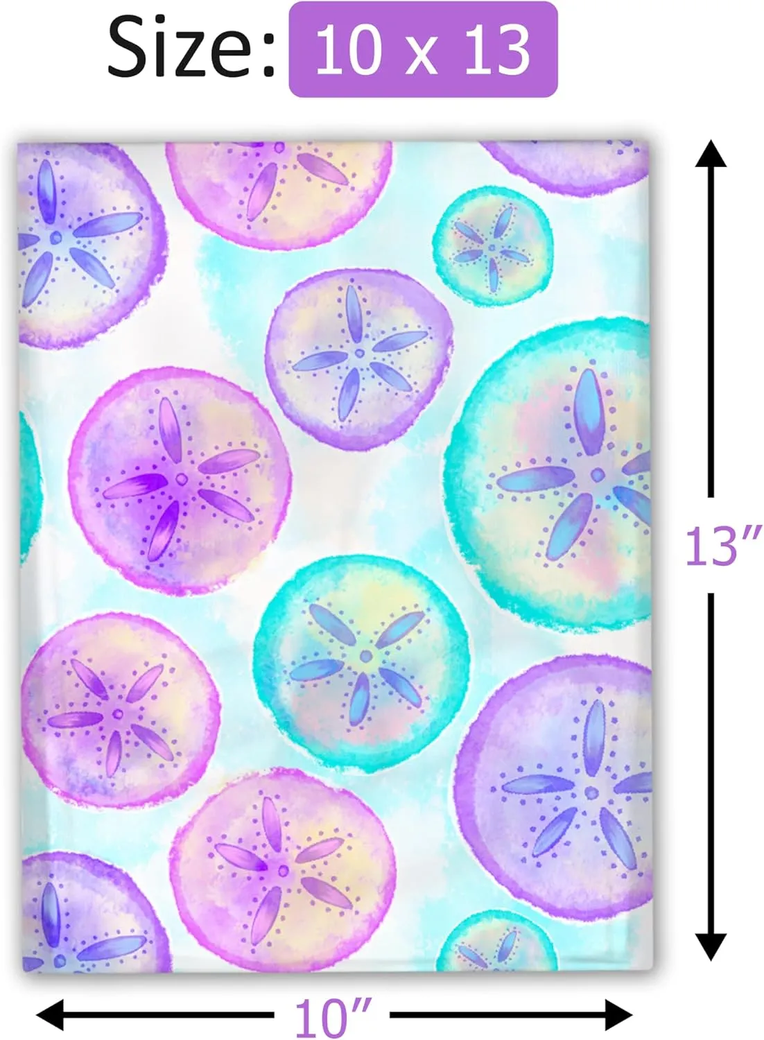 10x13 (100) Sand Dollar Designer Poly Mailers Waterproof Self Sealing Tear Resistant Polymailers Shipping Envelopes Premium Printed Bags For Small Businesses