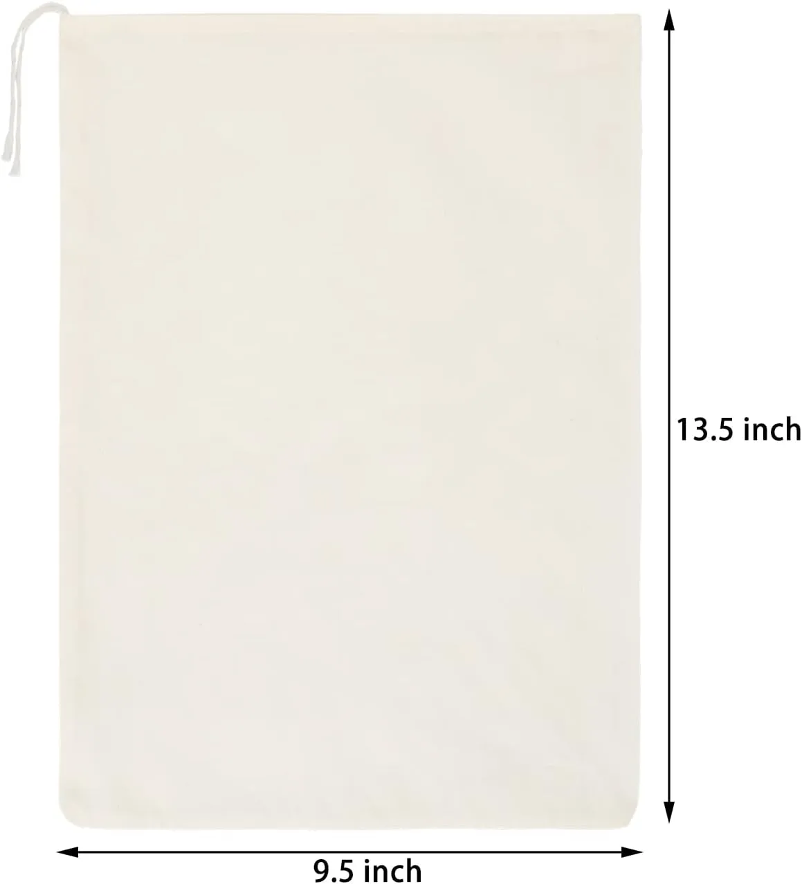 15 Packs Muslin Bags with Drawstring Canvas Large Storage Cloth Bags Bulk Cotton Reusable Grocery Sacks DIY Craft Sachet Sacks for Party Wedding Home Storage, Natural Color(13.8 x 10 Inches)