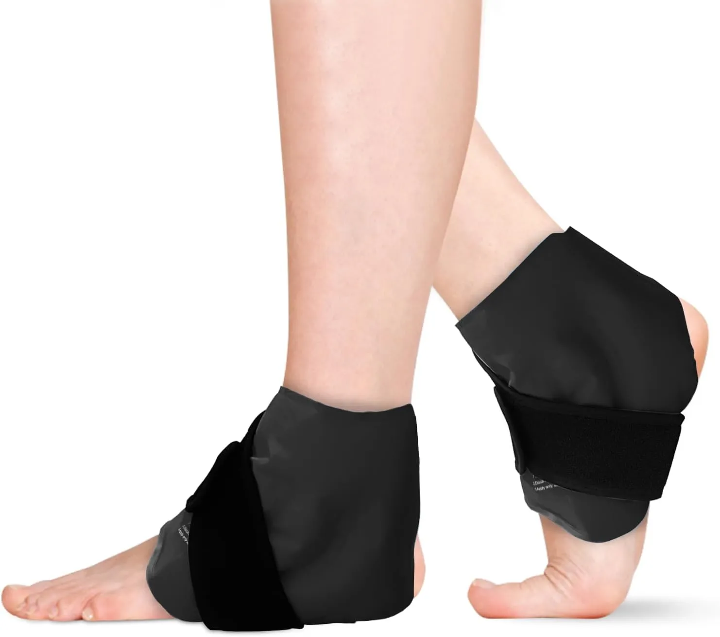 2 Ankle Ice Pack Wrap for Swelling, Reusable Gel Ice Pack for Ankle Injuries, Cold Compress Therapy for Foot Pain Relief, Achilles Tendonitis, Plantar Fasciitis, Sprains