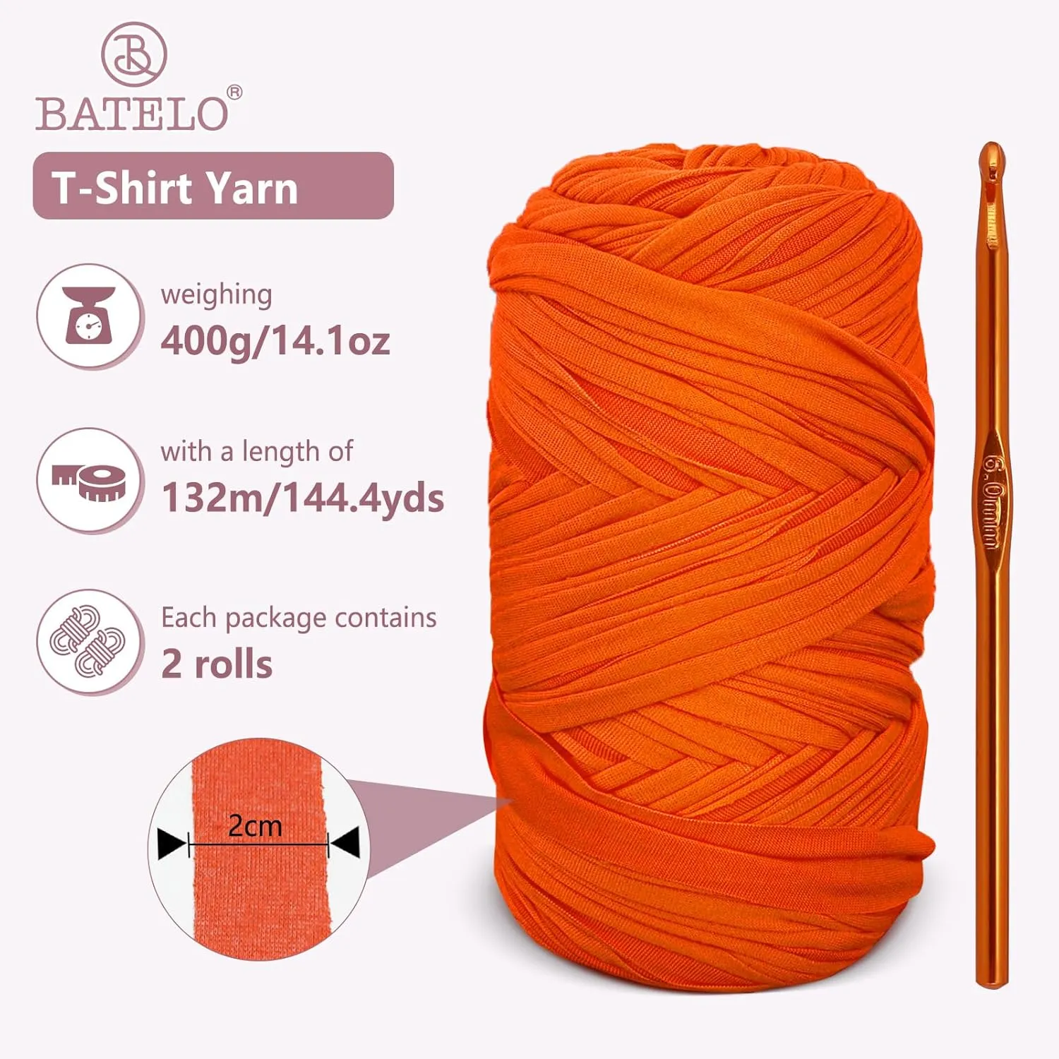 2 Pack T-Shirt Yarn Crochet Yarn for Beginner Crochet Bags/Basket/Coaster,Tshirt Yarn 400g/144yds High Elastic Thick Yarn Polyester Fabric（Dark Gray）