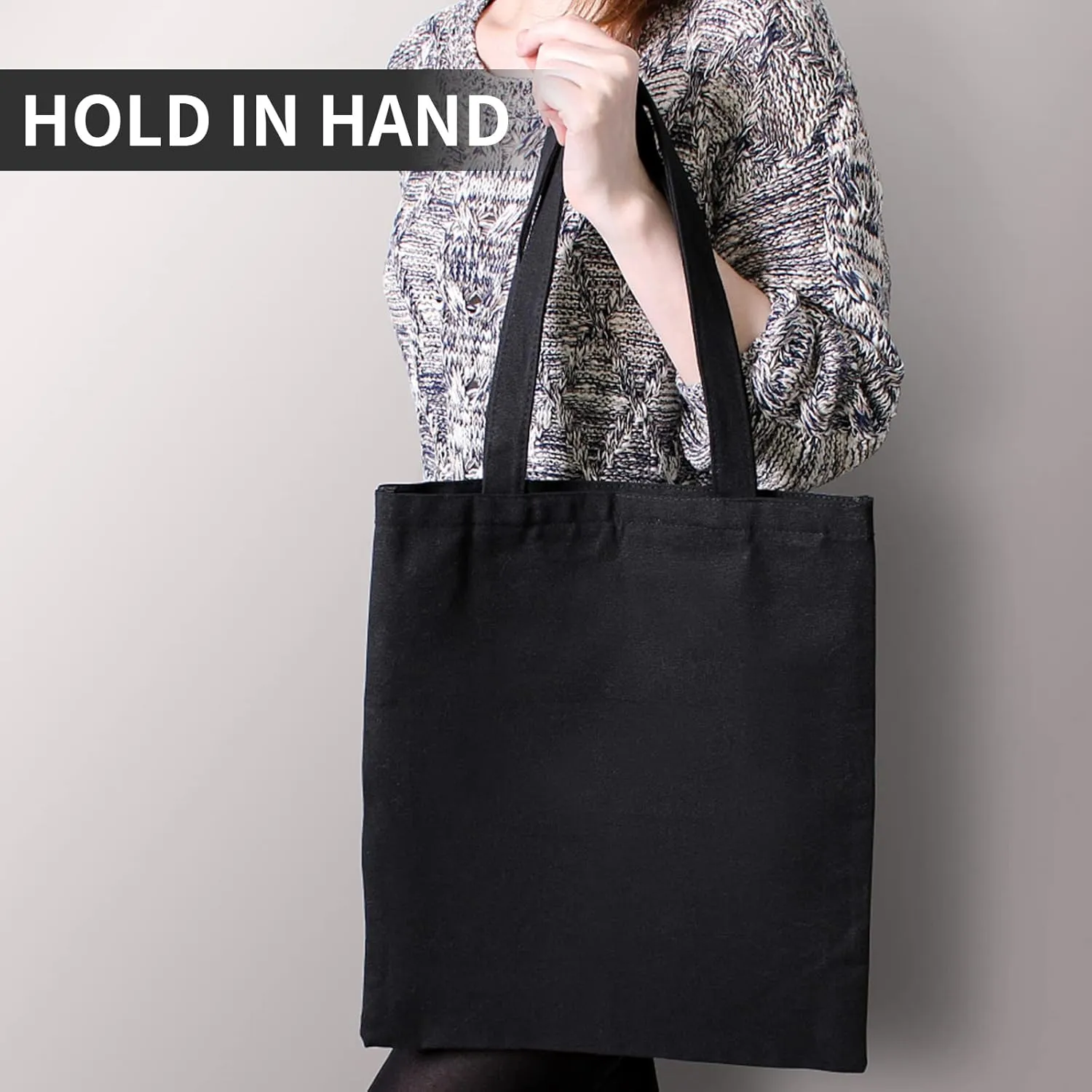 2Pcs Cotton Canvas Tote Bags 15.7" L x 13" H x 3.9" W DIY Crafts Blank Plain Natural Canvas Bag,Great Wedding Gift