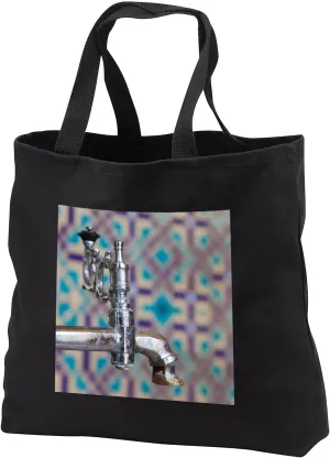 3dRose Danita Delimont - Objects - Central Iran, Esfahan, Tea Samovar Spigot - Tote Bags