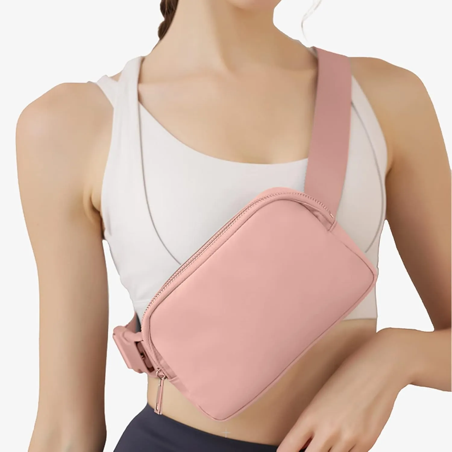 60 120CM Waist Bag Gym Waist Belt Pouch Utility Waist Belt Pouch Activewear Waist Bag Suitable for Travel Party