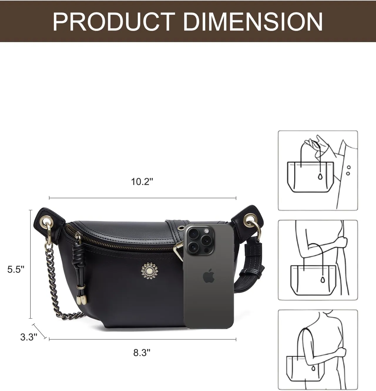 7L Sling Bag Crossbody Bags for Women Fanny Packs Purses Cross Body Bag for Woman Small backpack Travel Shoulder Bag handbags