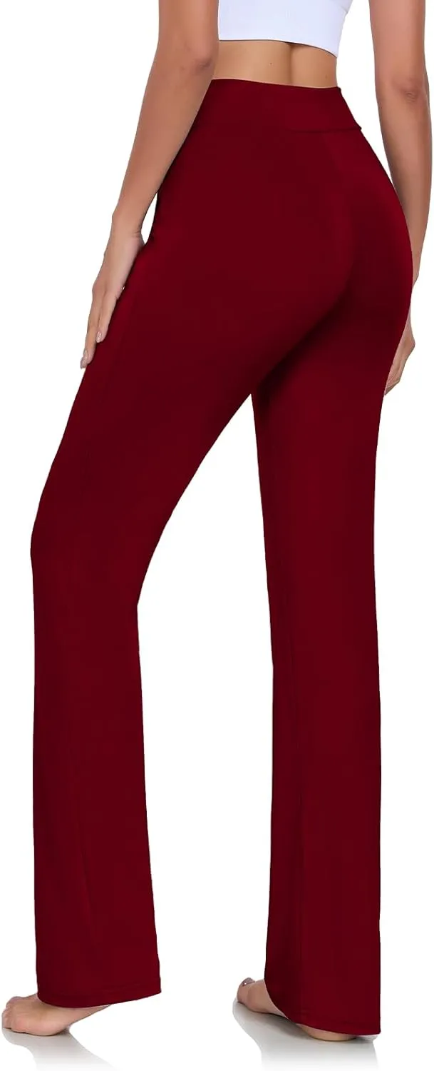 ADANIKI Womens Yoga Pants with Pockets Straight-Leg Loose Comfy Modal Drawstring Lounge Running Long Active Casual Sweatpants