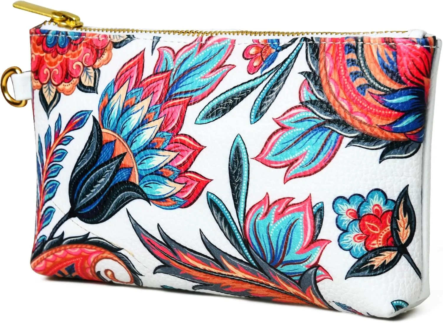 ADYAN Handmade Full Grain Soft Leather Floral Printed Shoulder Tote Bag for Women