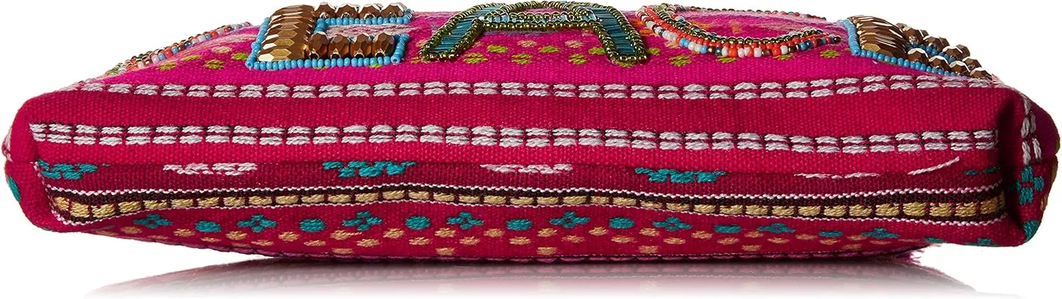 ale by alessandra Women's Peace Of Cake Hand Embroidered Beaded Clutch