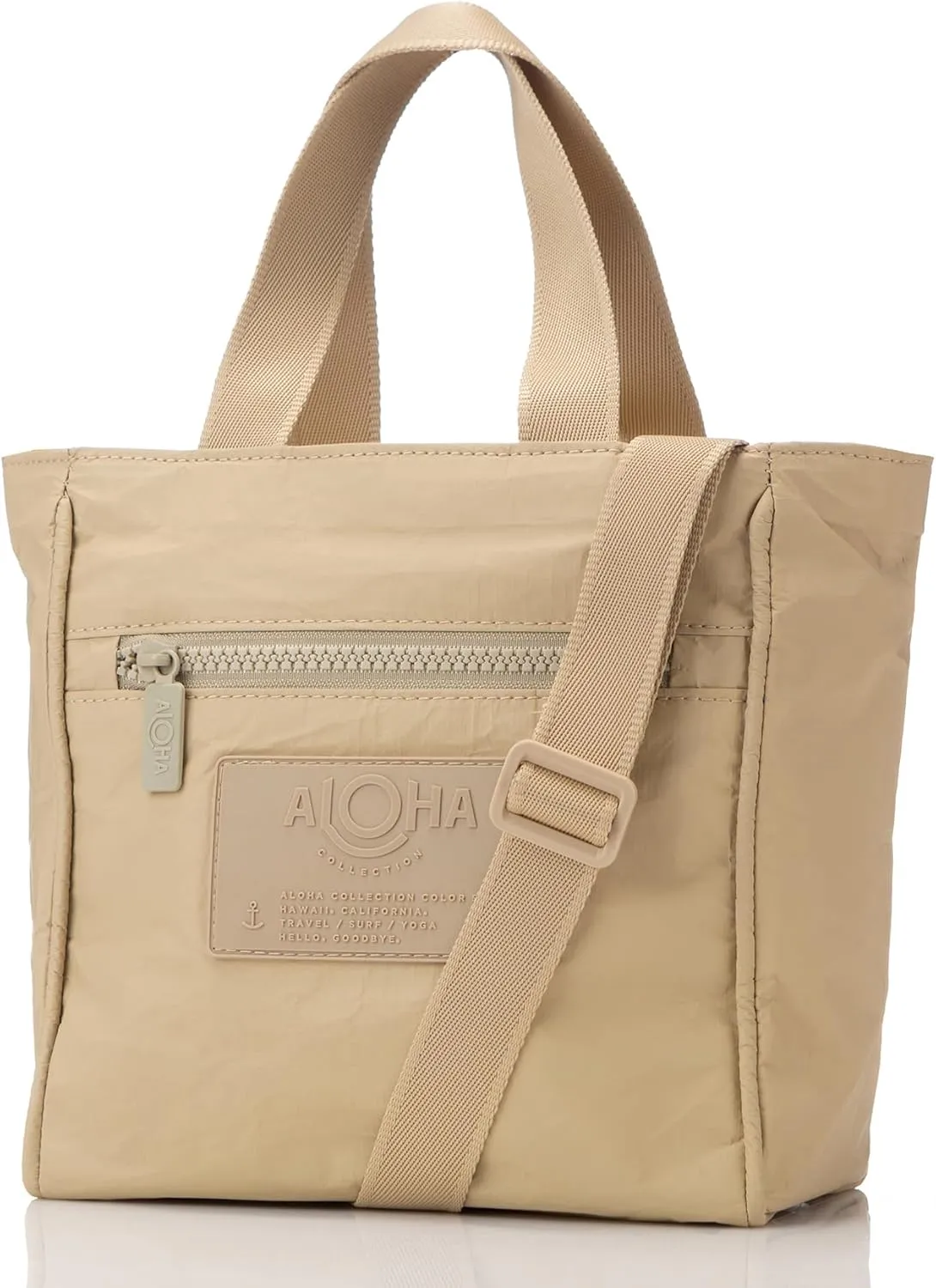 ALOHA Collection Crossbody Bag - Zip-Top Closure, Lightweight, Splash-Proof Mini Tote Bag for Travel, and Everyday Use