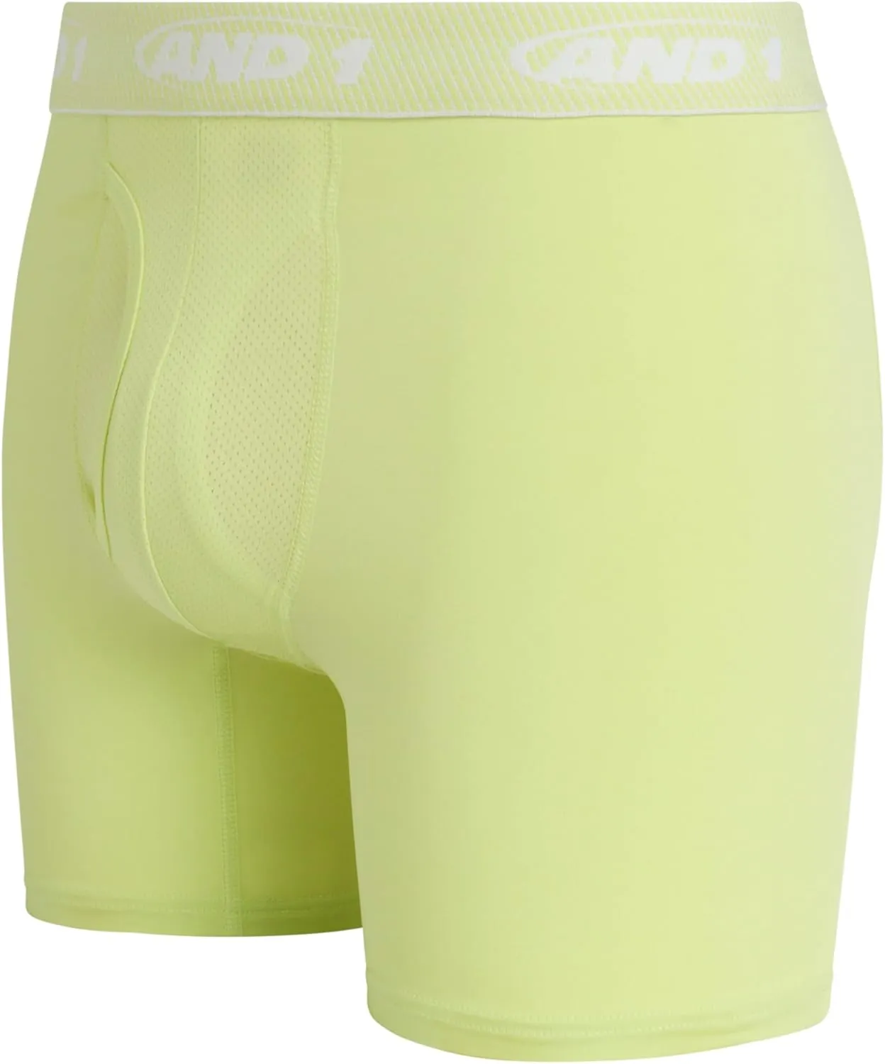AND1 Mens Boxer Briefs - 5 Pack Stretch Performance Mens Underwear Boxers with Functional Fly Pouch (Sizes: S-3XL)