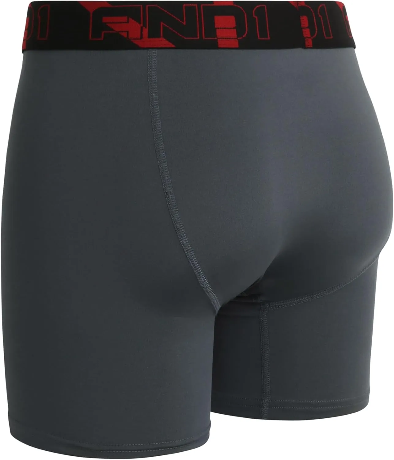 AND1 Mens Boxer Briefs - 5 Pack Stretch Performance Mens Underwear Boxers with Functional Fly Pouch (Sizes: S-3XL)