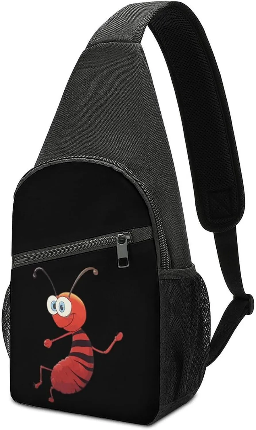 Ant Small Sling Bag Crossbody Bags Casual Chest Bag Daypack for Travel Sports Hiking