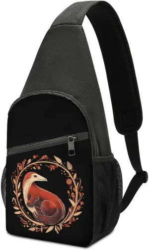 Anteater Print Small Sling Bag Crossbody Bags Casual Chest Bag Daypack for Travel Sports Hiking
