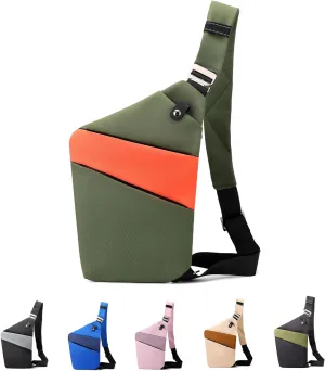 Anti Theft Bag Crossbody Purse-Anti Theft Travel Bag for Women & Men Slim Sling Bag CrossBody with Adjustable Strap