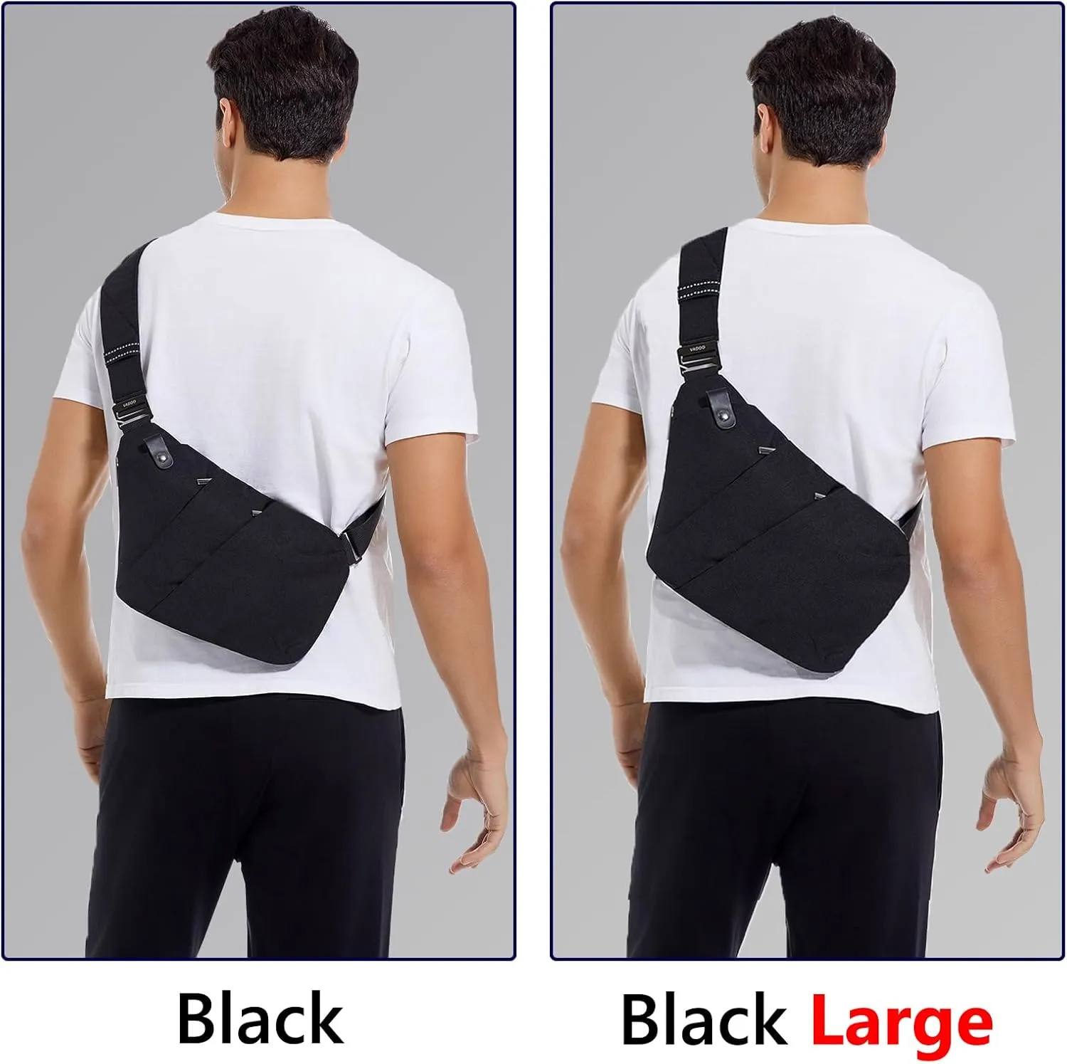 Anti-Theft Crossbody Bags for Women, Shoulder Sling Bag for Men Lightweight Cross Body Purses for Hiking Travel