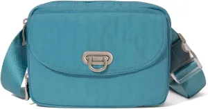 Baggallini Women's Coastal Flip Lock Fanny Pack Sling 7.5"x5.6" Belt Bag W/RFID Card Slots Adjustable Strap