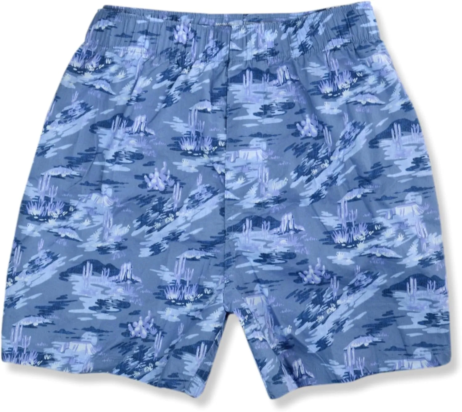 Banana Republic Mens 100% Organic Cotton Elastic Waistband 3 Pack Boxers Mixed,