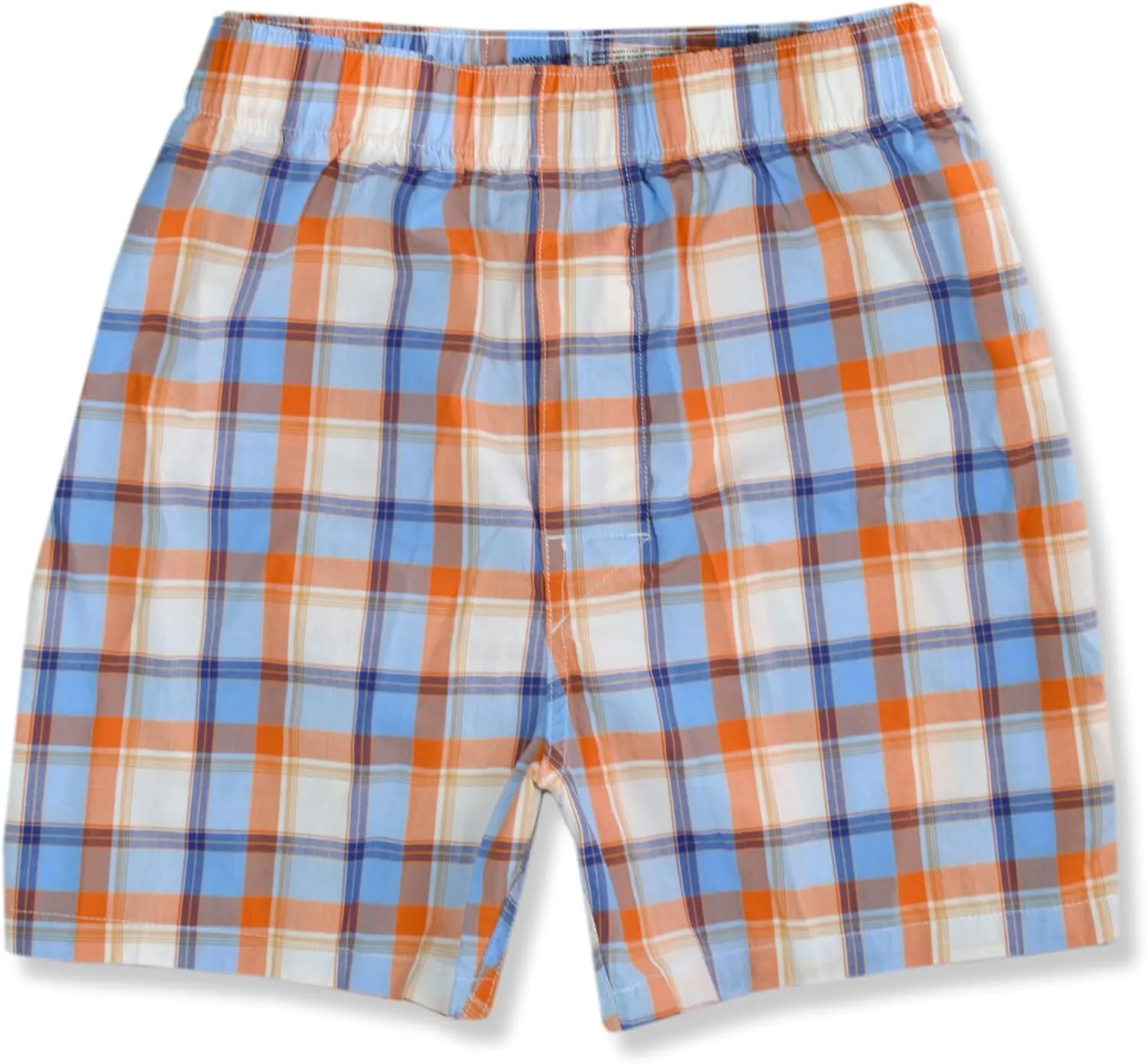 Banana Republic Mens 100% Organic Cotton Elastic Waistband 3 Pack Boxers Mixed,