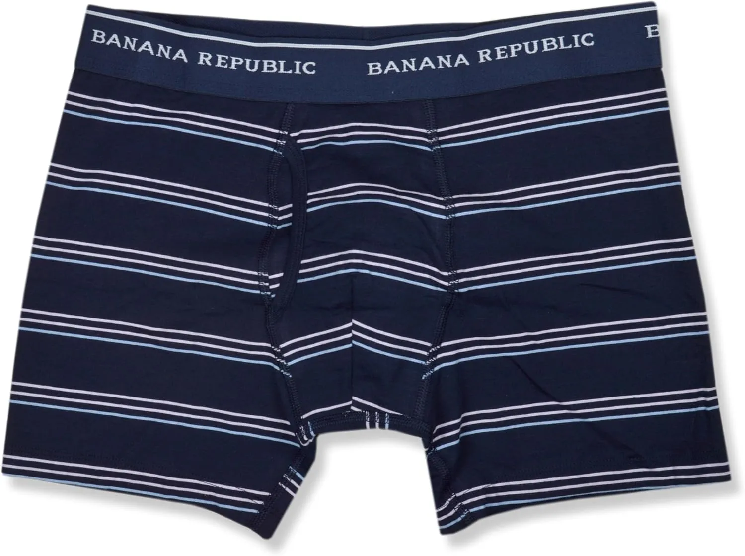 Banana Republic Mens Organic Cotton Blend Elastic Waistband 3 Pack Boxers Briefs,