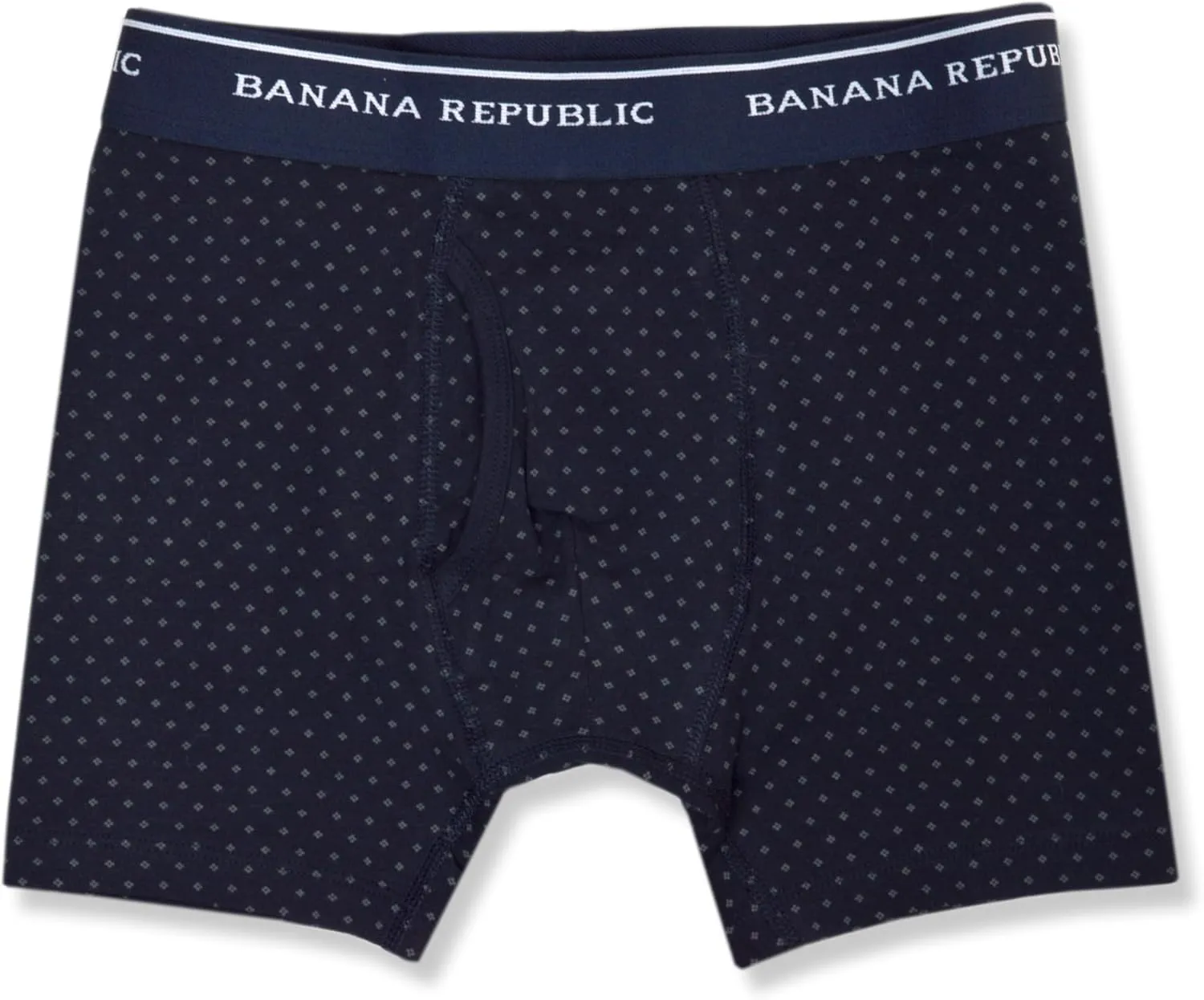 Banana Republic Mens Organic Cotton Blend Elastic Waistband 3 Pack Boxers Briefs,