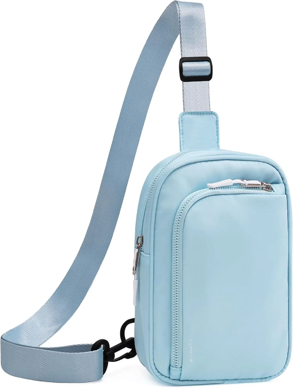 BAPHITY Small Sling Bag for Women and Men, Crossbody Bag Trendy, Fanny Packs Purses Chest Bag Small Backpack for Travel - Light Blue