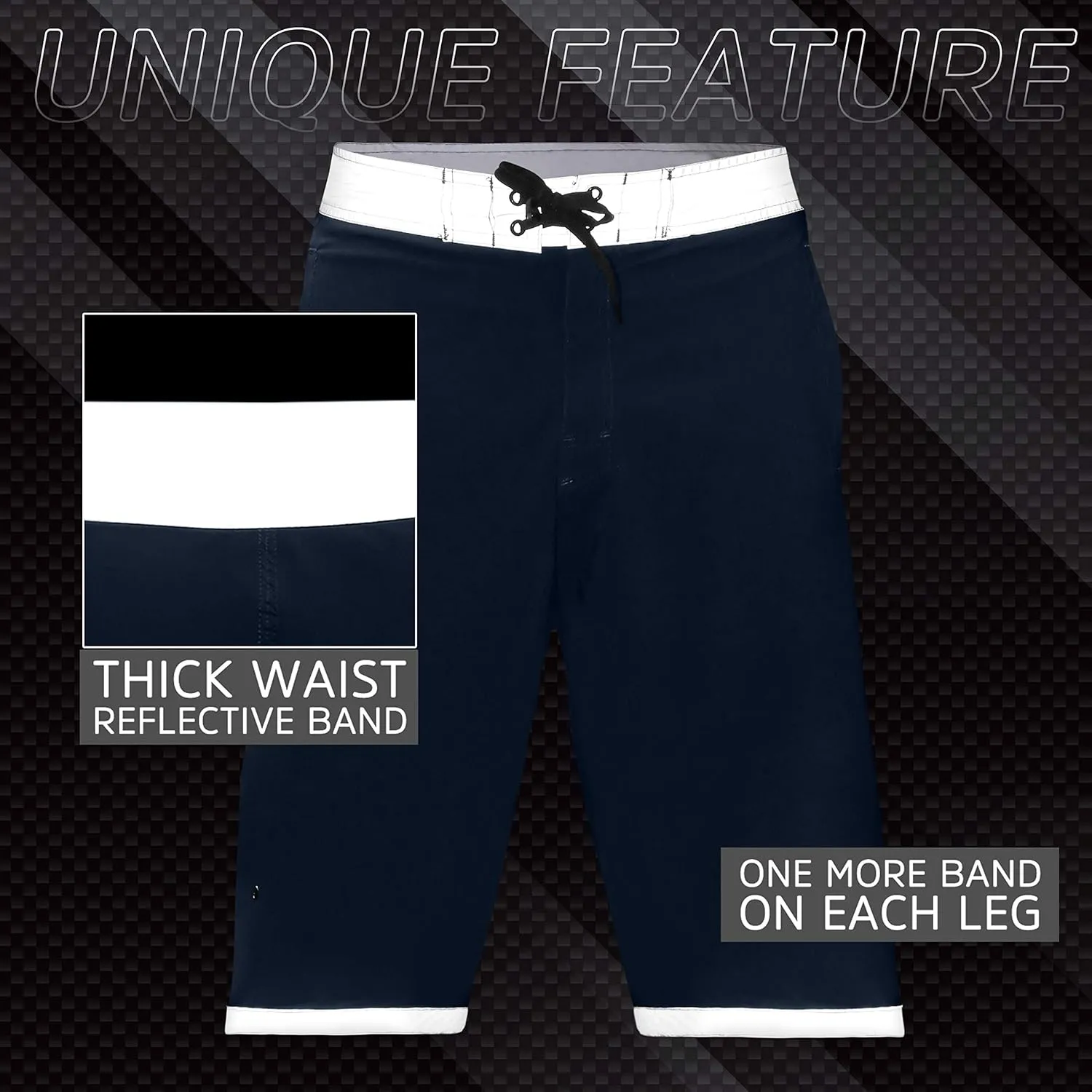 Beach Wear for Men - Swimming Trunk - Quick Dry Fabric & Drawstring Fit Design for Indoor & Outdoor - 13 Inch