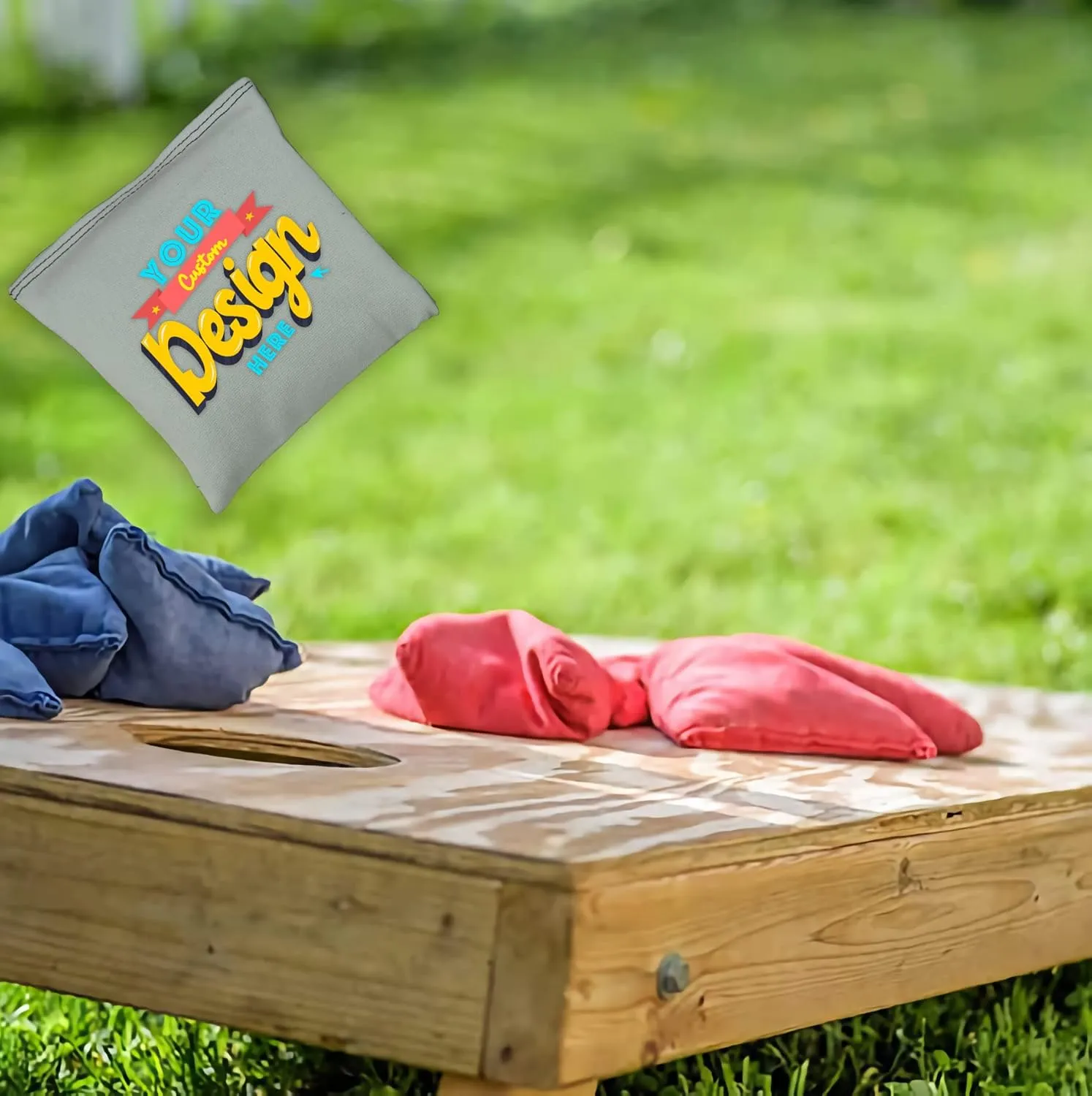 Beginner to Pro Custom Cornhole Bags Series, Personalized Cornhole Beans Bags Sets, Customize Corn Hole Bags for Your Loved Ones, Flag, State, College etc