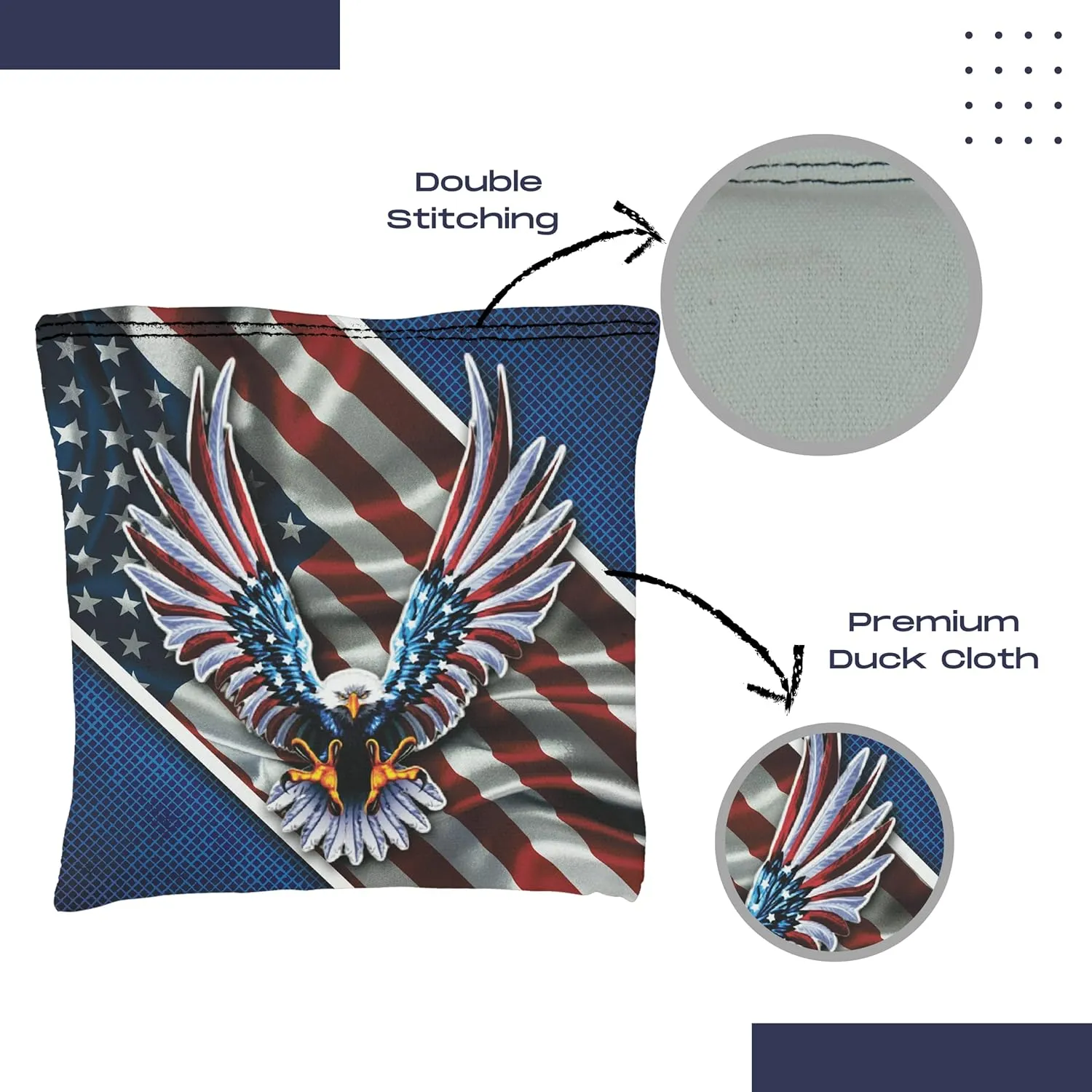 Beginner to Pro Custom Cornhole Bags Series, Personalized Cornhole Beans Bags Sets, Customize Corn Hole Bags for Your Loved Ones, Flag, State, College etc