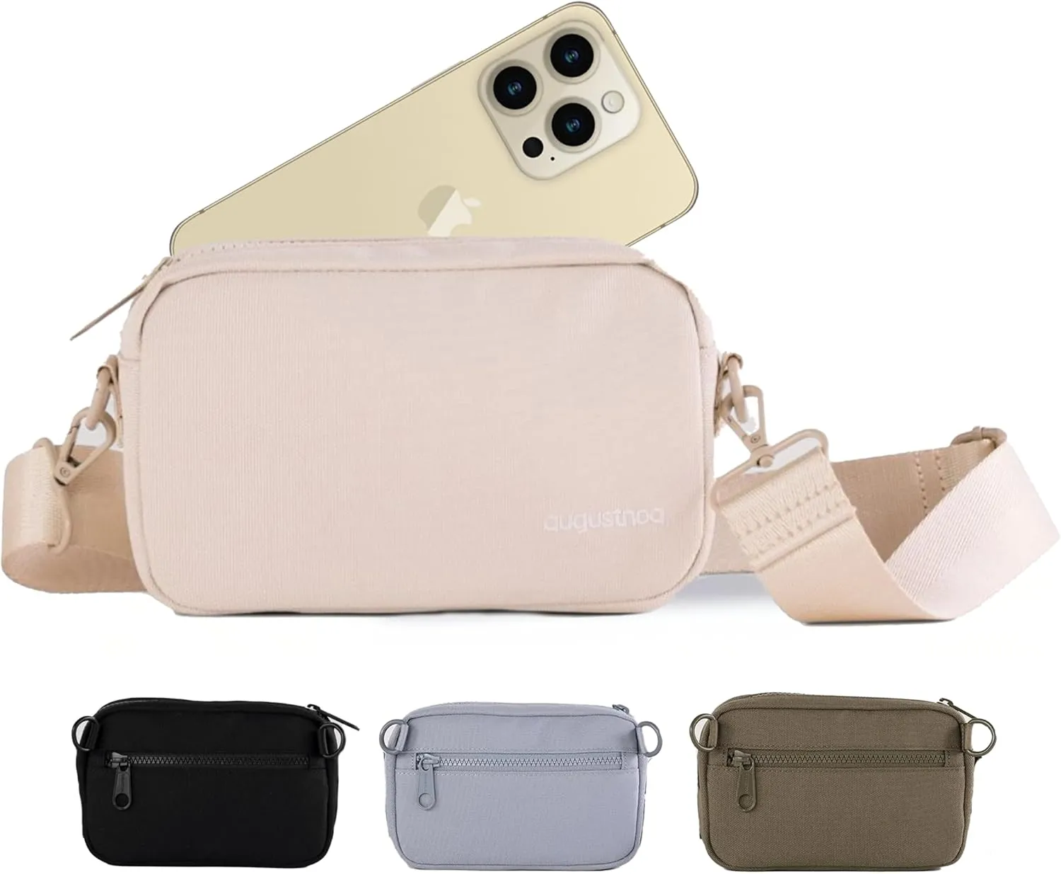 Belt Bag for Women & Men | Stylish Crossbody Fanny Pack with Adjustable Strap | Eco-Friendly Recycled Material | Compact & Lightweight with Secure Pockets | Perfect for Travel & Everyday Use