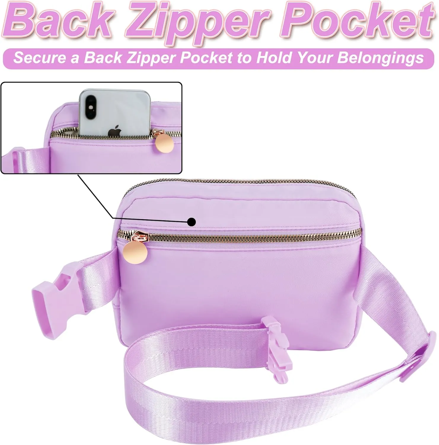 Birthday Gifts for 6 7 8 9 10 11 12 13 Year Old Girls,Fanny Pack Crossbody Bags for Women Girls Teens,Fashion Belt Bag Waist Packs Cute Trendy Stuff - Lavender Bag,Flower S