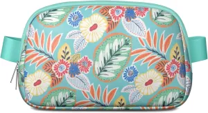 Boho Waist Packs for Men Women Vintage Mini Belt Bag Crossbody Bags Adjustable Strap for Hiking Cycling Jogging Sports
