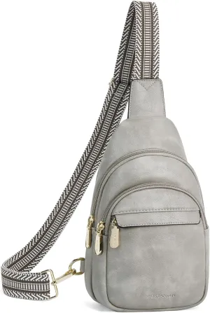BOSTANTEN Small Sling Bag for Women Leather Crossbody Bags Fanny Pack Chest Bag for Travel