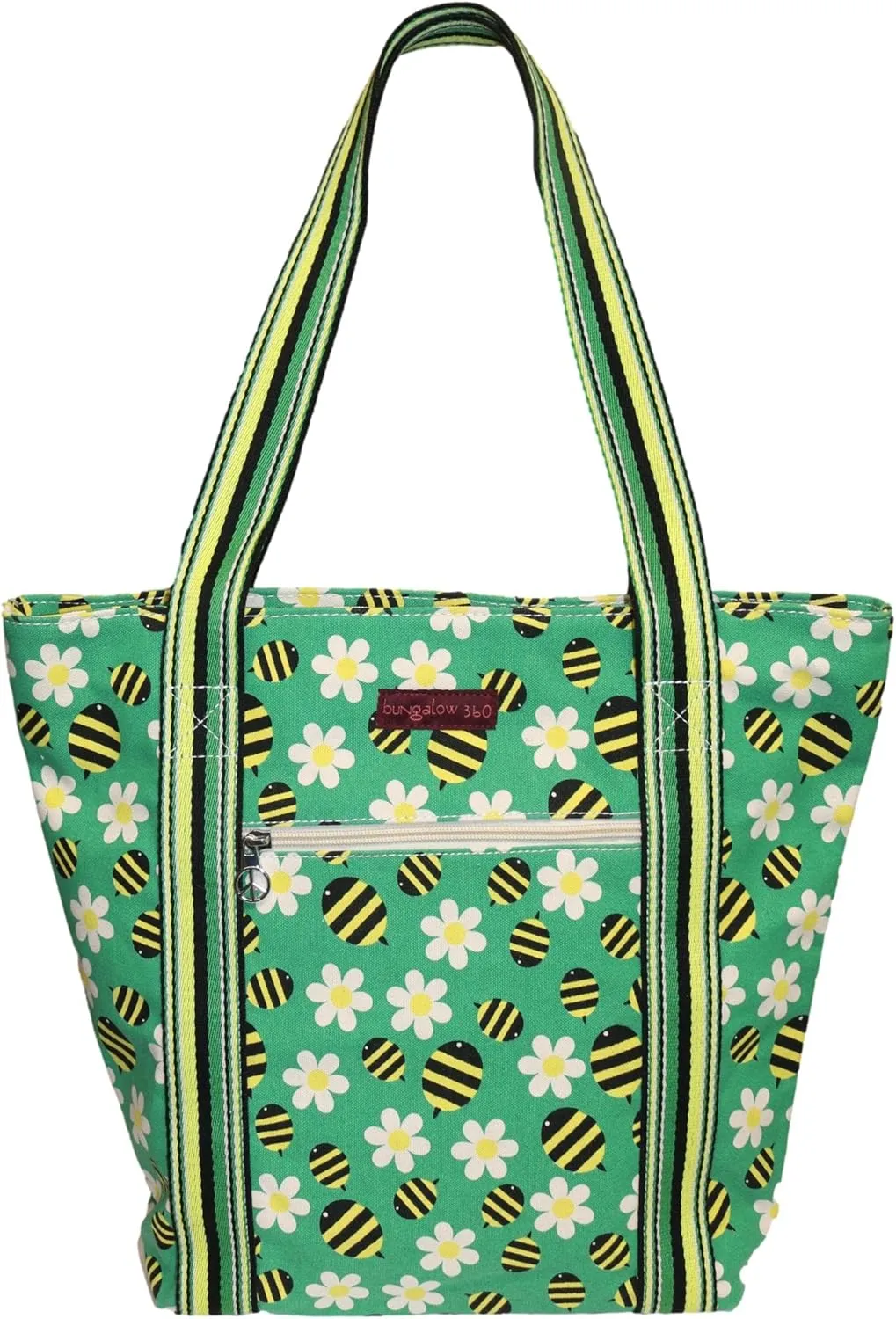 bungalow 360 Vegan Striped Tote Bag