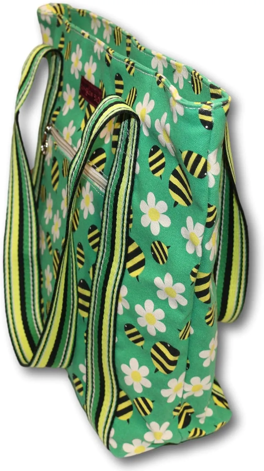 bungalow 360 Vegan Striped Tote Bag