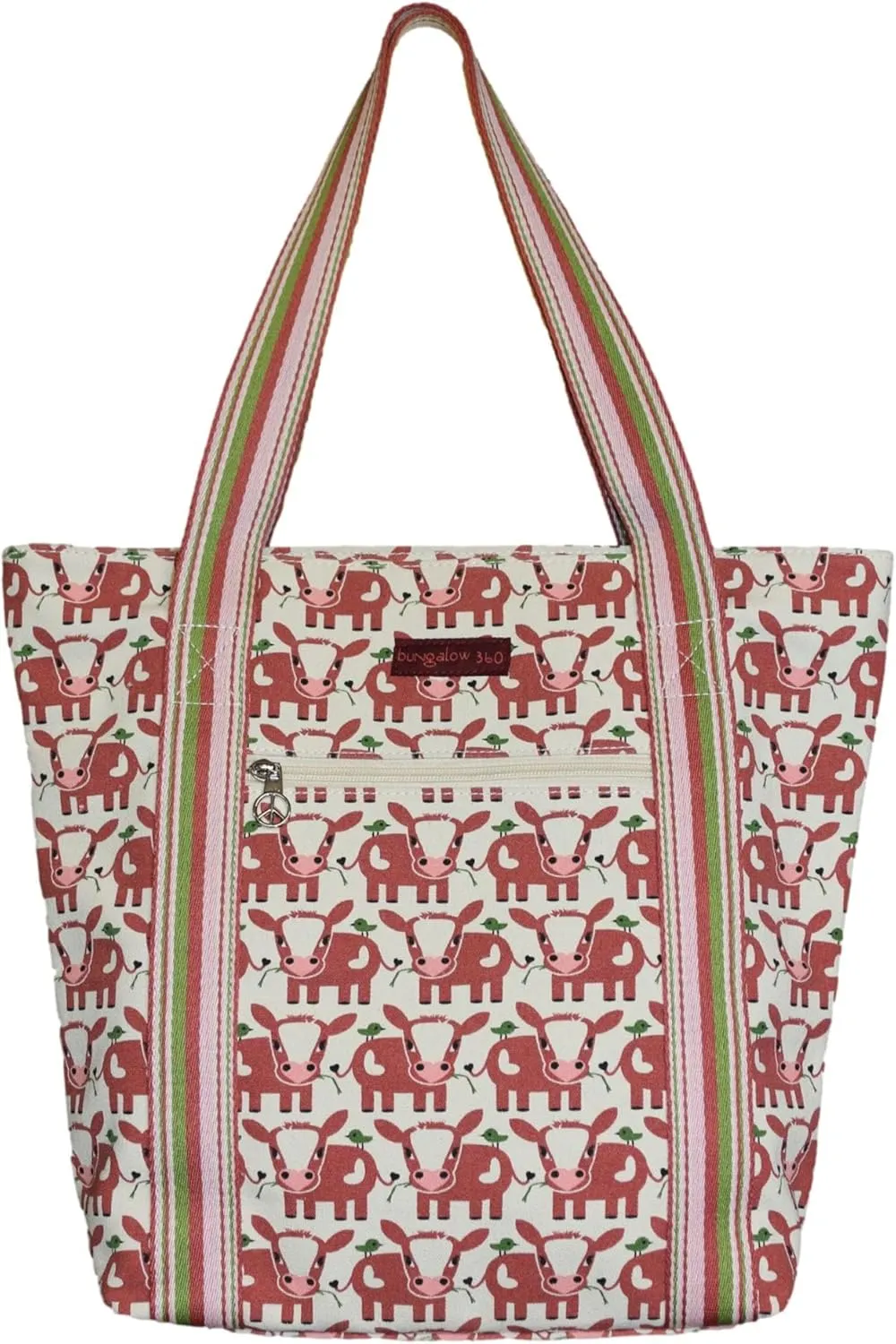 bungalow 360 Vegan Striped Tote Bag