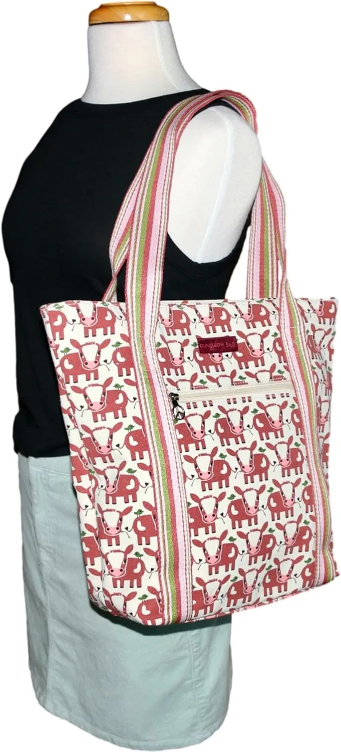 bungalow 360 Vegan Striped Tote Bag