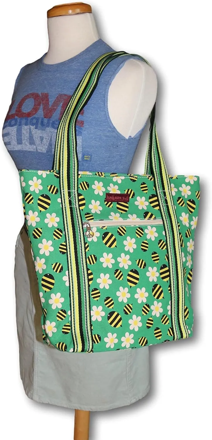 bungalow 360 Vegan Striped Tote Bag