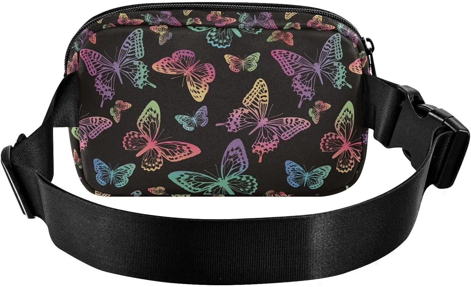 Butterfly Fanny Pack for Men Women Belt Bag Waterproof Waist Bags With Adjustable Straps Presents for Travel Sports Workout