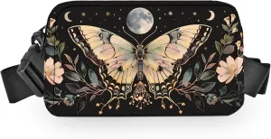 Butterfly Fanny Pack for Women Men Belt Bag Waterproof Waist Bags With Adjustable Straps Phone Purse Wallet Presents for Travel Sports Workout