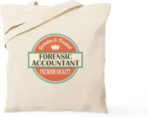 CafePress Forensic Accountant Reusable Natural Beige Canvas Shopping Bag