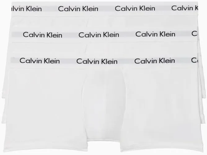 Calvin Klein Men's Cotton Stretch 3-Pack Low Rise Trunks