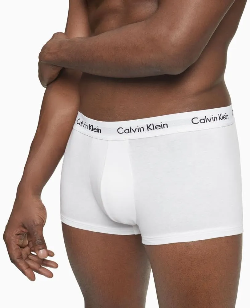 Calvin Klein Men's Cotton Stretch 3-Pack Low Rise Trunks