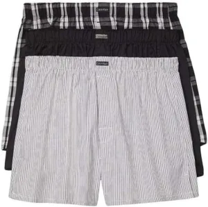 Calvin Klein Men's Underwear Cotton Classics 3-Pack Woven Boxer
