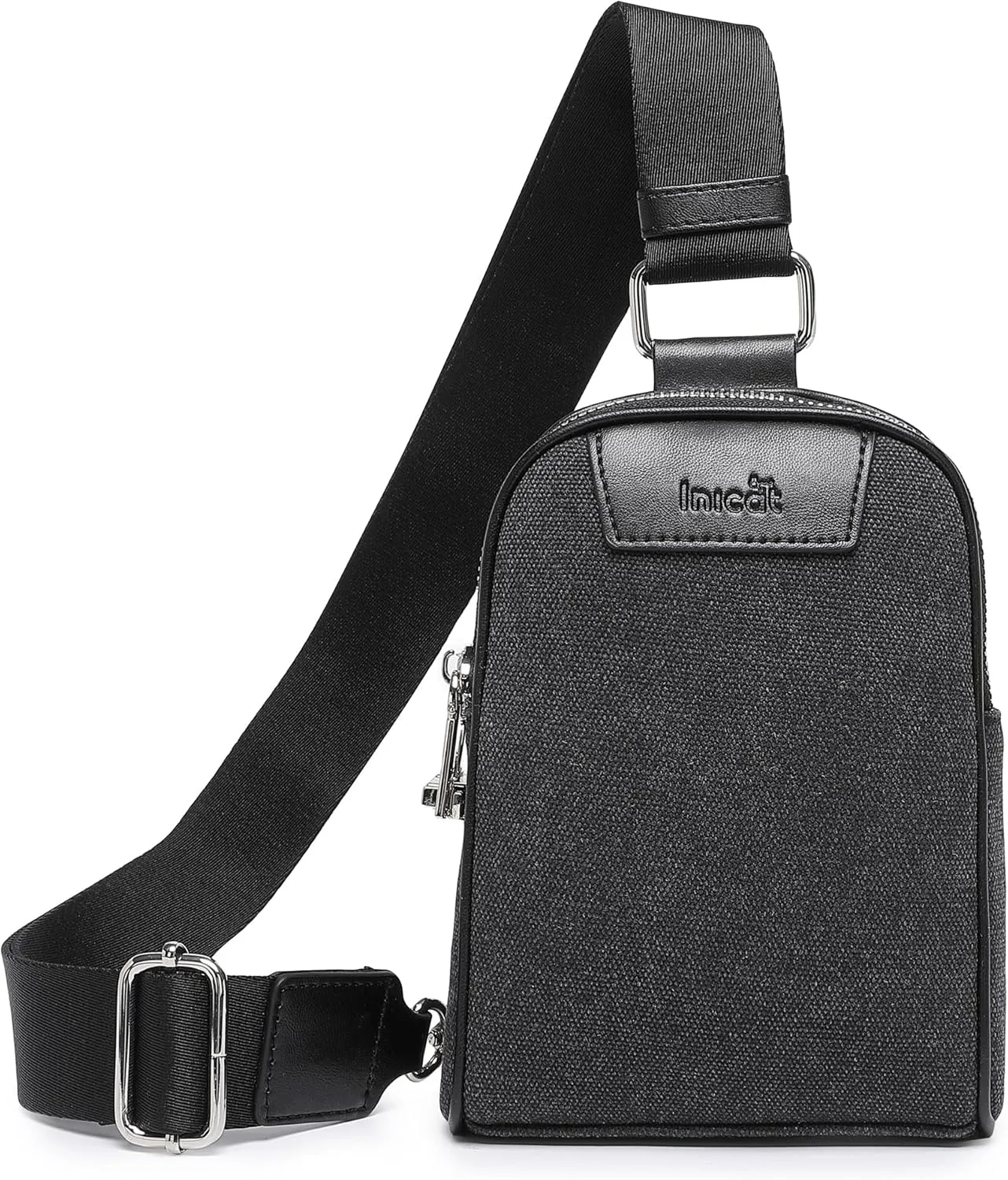 Canvas Small Sling Bag for Women Men Anti Theft Crossbody Bags RFID Blocking Cross Body Bag for Woman Travel Sling Purse