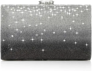CARIEDO Women's Evening Bag Elegant Clutch Sophisticated Diamond Handbag Prom Wedding Party