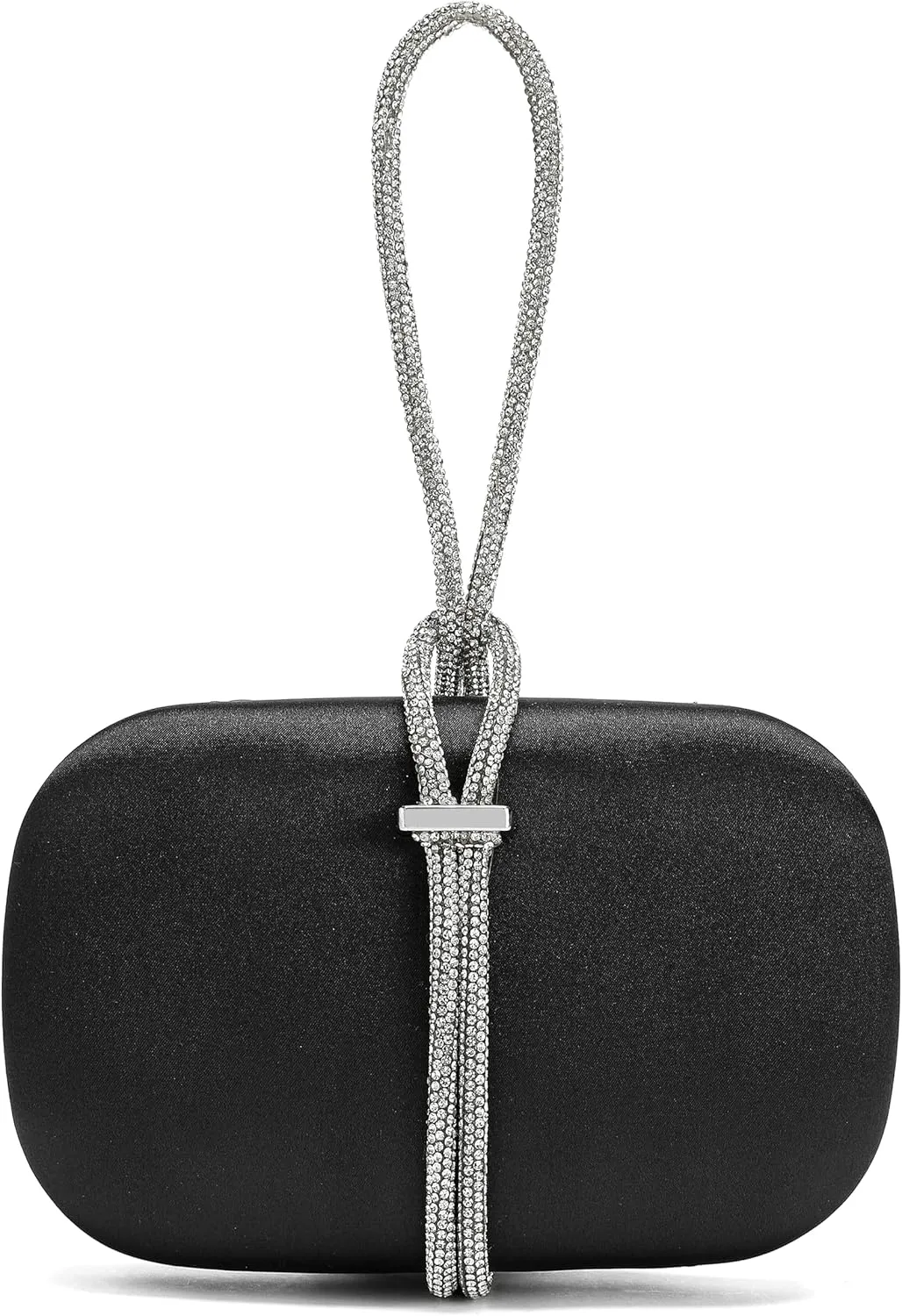 CARIEDO Women's Rhinestones Evening Handbag Crystal Velvet Clutch Bridal Purse for Wedding Prom Night Out Party