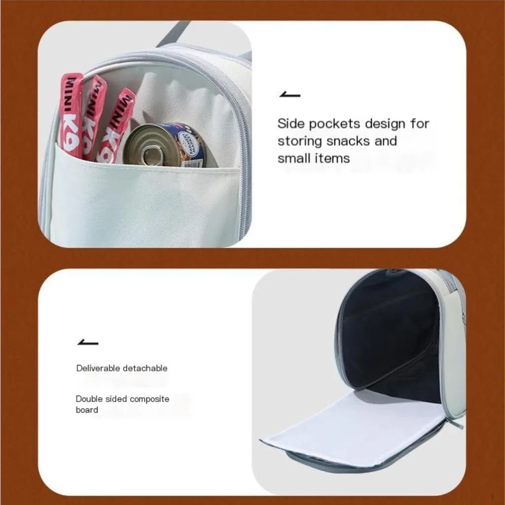 cat Bags Cat Bag, Portable Backpack, Shoulder Handbag, Winter Warm Plus Velvet Cat Bag, Dual-Purpose Cat Nest Pet Bag Soft Side Travel Cat Bag